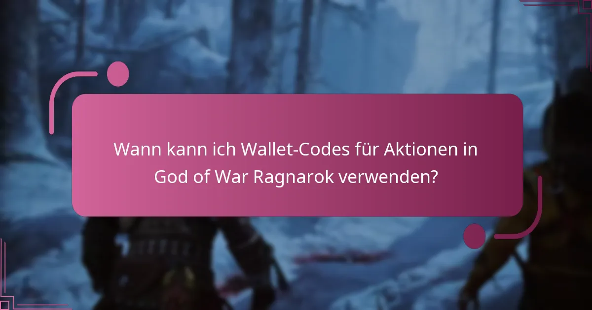 Wie löse ich einen Wallet-Code für God of War Ragnarok ein?