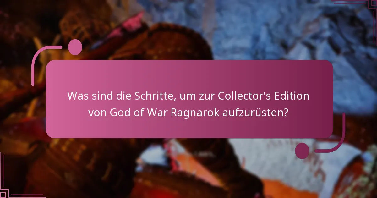 Wie viel kostet das Upgrade zur Collector’s Edition?