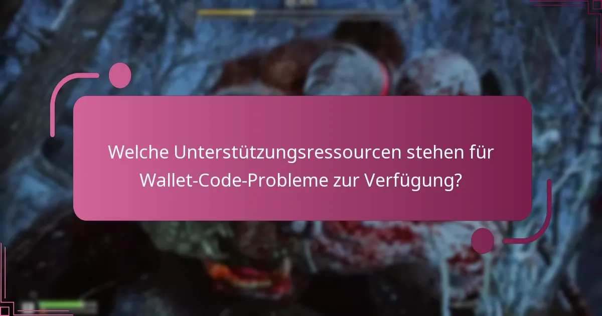 Was sind die Auswirkungen von Wallet-Code-Problemen auf das Gameplay?